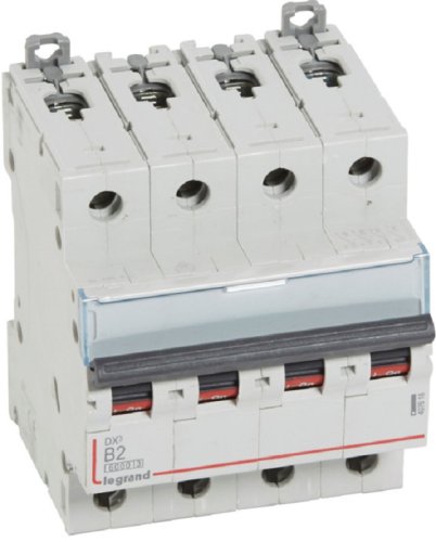 Выключатель автоматический Legrand DX3-E 6000 4п 2А B 10кА картинка